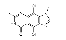 8H-Imidazo[4,5-g]quinazolin-8-one,3,5-dihydro-4,9-dihydroxy-2,3,6-trimethyl- (9CI) Structure