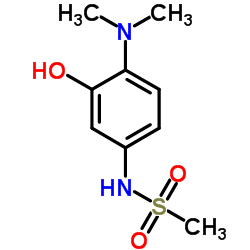 N-[4-(Dimethylamino)-3-hydroxyphenyl]methanesulfonamide结构式