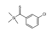 (3-chlorothiobenzoyl)trimethylsilane结构式