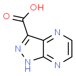 1H-Pyrazolo[3,4-b]pyrazine-3-carboxylic acid structure