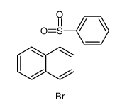 1-(benzenesulfonyl)-4-bromonaphthalene结构式