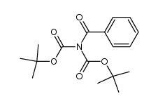 di-tert-butyl N-benzoylimidodicarbonate Structure