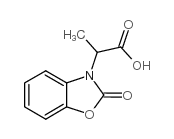 2-(2-oxo-1,3-benzoxazol-3-yl)propanoic acid Structure