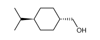 Cyclohexanemethanol, 4-(1-methylethyl)-, trans-结构式