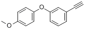 1-ETHYNYL-3-(4-METHOXYPHENOXY)-BENZENE结构式