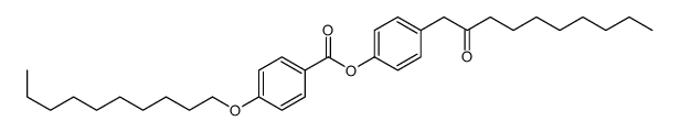 [4-(2-oxodecyl)phenyl] 4-decoxybenzoate结构式