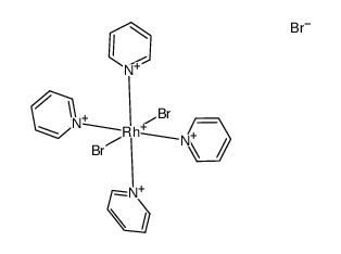 trans-{Rh(py)4Br2}Br Structure