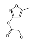 (5-methyl-1,2-oxazol-3-yl) 2-chloroacetate结构式