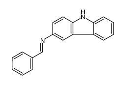 N-(9H-carbazol-3-yl)-1-phenylmethanimine Structure