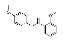 4-methoxy-N-[(4-methoxyphenyl)methyl]aniline结构式