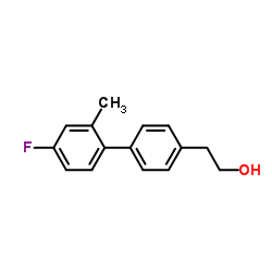 2-(4'-Fluoro-2'-methyl-4-biphenylyl)ethanol structure