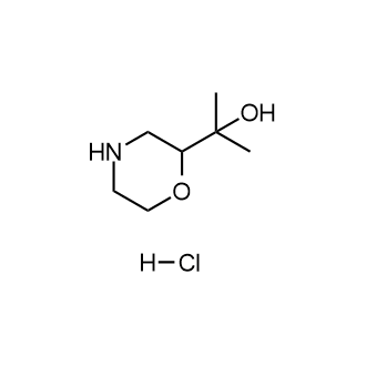 2-(吗啉-2-基)丙-2-醇盐酸盐结构式