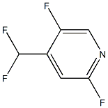 4-(difluoromethyl)-2,5-difluoropyridine Structure