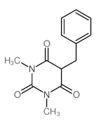 2,4,6(1H,3H,5H)-Pyrimidinetrione,1,3-dimethyl-5-(phenylmethyl)-结构式