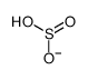 sulfurous acid Structure