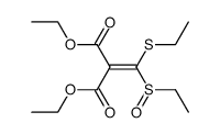 diethyl 2-((ethylsulfinyl)(ethylthio)methylene)malonate Structure