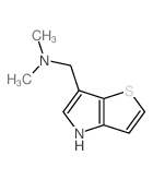 4H-Thieno[3,2-b]pyrrole-6-methanamine,N,N-dimethyl- structure