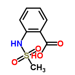 2-[(Methylsulfonyl)amino]benzoic acid Structure