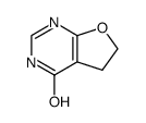 Furo[2,3-d]pyrimidin-4-ol, 5,6-dihydro- (8CI) structure