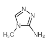 4H-1,2,4-Triazol-3-amine,4-methyl- structure