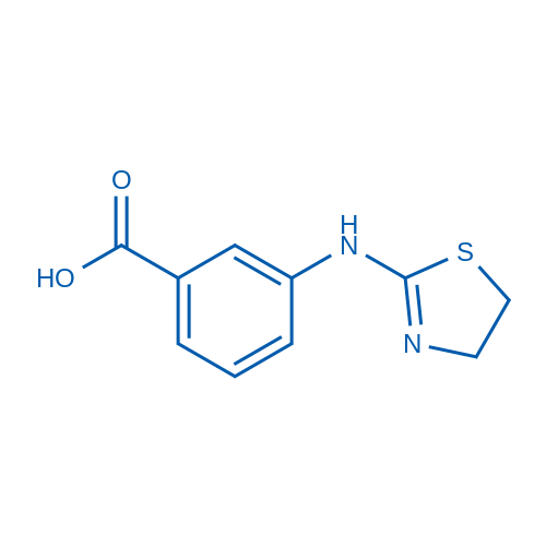 3-((4,5-Dihydrothiazol-2-yl)amino)benzoic acid picture