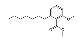 methyl 6-heptyl-2-methoxybenzoate Structure