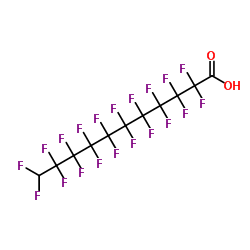 11H-Perfluoroundecanoic Acid Structure