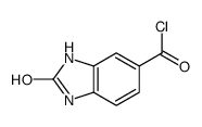 1H-Benzimidazole-5-carbonyl chloride, 2,3-dihydro-2-oxo- (9CI) Structure