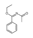 ethyl N-acetylbenzenecarboximidate结构式