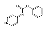 Pyridin-4-yl-carbamic acid phenyl ester Structure