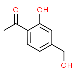 1-[2-Hydroxy-4-(hydroxymethyl)phenyl]ethanone structure