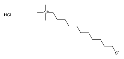 trimethyl(11-sulfanylundecyl)azanium,chloride Structure