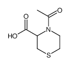 3-Thiomorpholinecarboxylic acid,4-acetyl- Structure