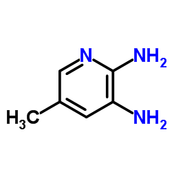 2,3-二氨基-5-甲基吡啶结构式