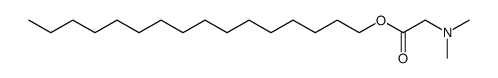 hexadecyl N,N-dimethylaminoacetate Structure