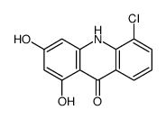 5-chloro-1,3-dihydroxy-10H-acridin-9-one Structure