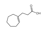 3-cyclohept-1-enyl-propionic acid Structure