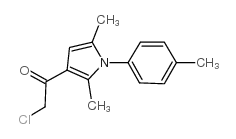 2-CHLORO-1-[2,5-DIMETHYL-1-(4-METHYLPHENYL)-1H-PYRROL-3-YL]-1-ETHANONE Structure