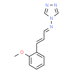 N-[(1E,2E)-3-(2-methoxyphenyl)prop-2-en-1-ylidene]-4H-1,2,4-triazol-4-amine结构式