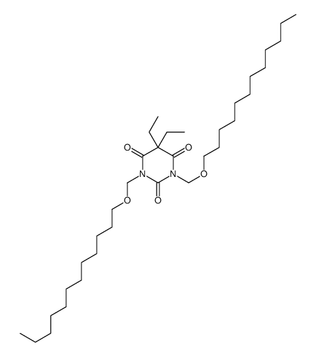 1,3-bis(dodecoxymethyl)-5,5-diethyl-1,3-diazinane-2,4,6-trione结构式