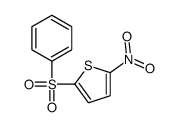 2-(benzenesulfonyl)-5-nitrothiophene结构式