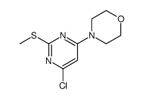 4-CHLORO-6-MORPHOLINO-2-PYRIMIDINYL METHYL SULFIDE structure