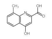 8-methyl-4-oxo-1H-quinoline-2-carboxylic acid结构式