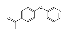 1-[4-(pyridin-3-yloxy)phenyl]ethan-1-one structure