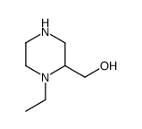 (1-Ethyl-2-piperazinyl)methanol Structure