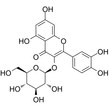 异槲皮苷结构式