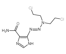 1H-Imidazole-4-carboxamide,5-[3,3-bis(2-chloroethyl)-1-triazenyl]-结构式