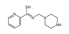 N-(piperazin-1-ylmethyl)pyridine-2-carbothioamide Structure