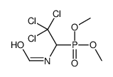 N-(2,2,2-trichloro-1-dimethoxyphosphorylethyl)formamide Structure