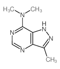 N,N,7-trimethyl-3,5,8,9-tetrazabicyclo[4.3.0]nona-2,4,6,9-tetraen-2-amine Structure